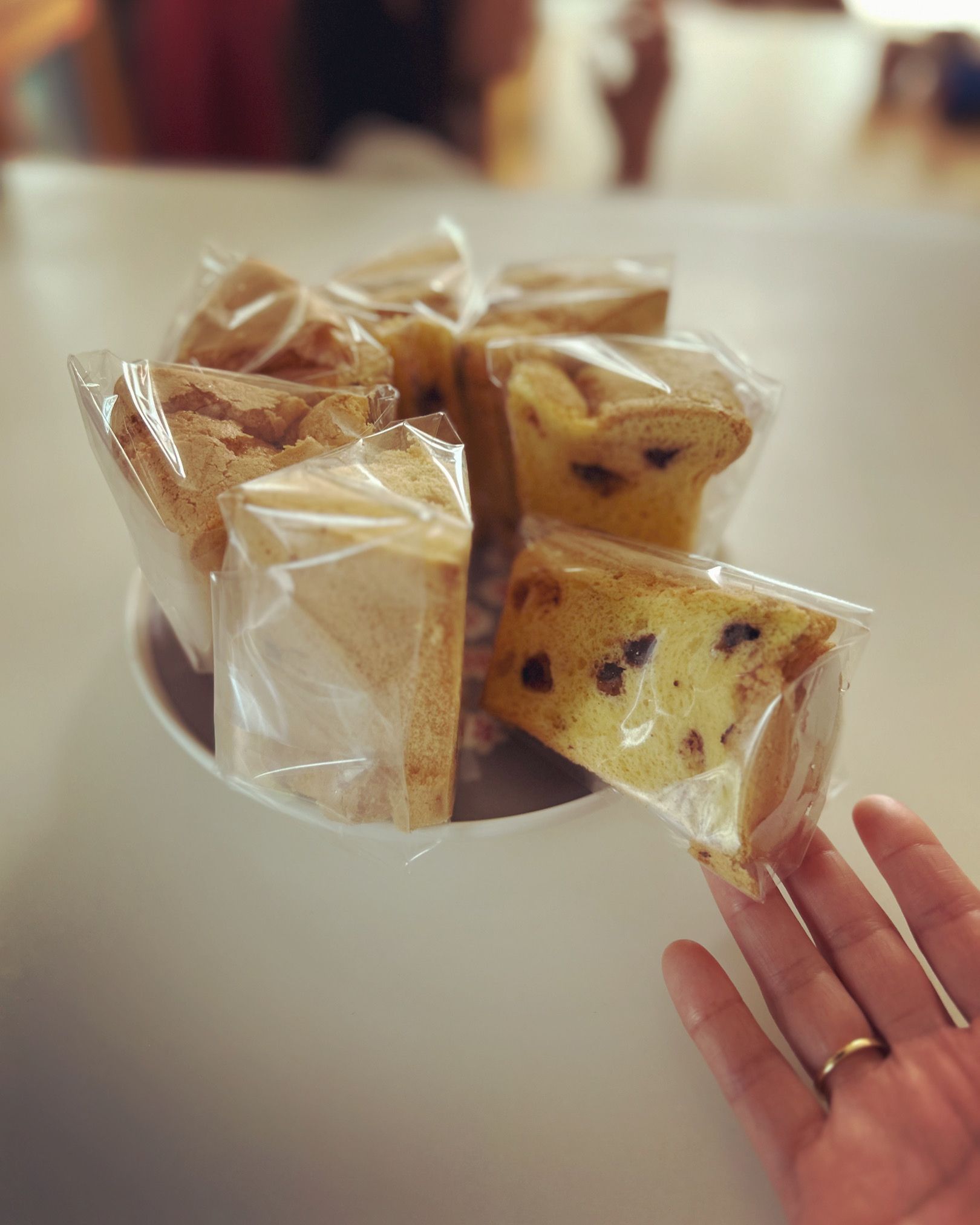 米粉のシフォン（チョコチップ）